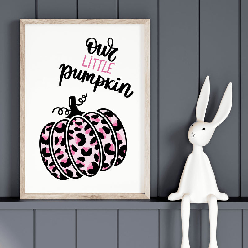 Childrens Halloween Print Set | Set of 8 in Pink
