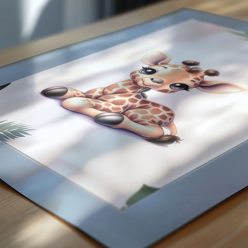 Safari Animals Art Set | Set of 3 Personalised Nursery Prints