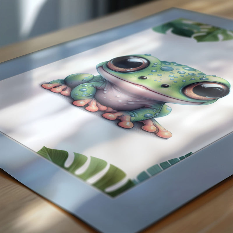 Cute Reptile Print Set of 3 | Personalised Nursery Prints