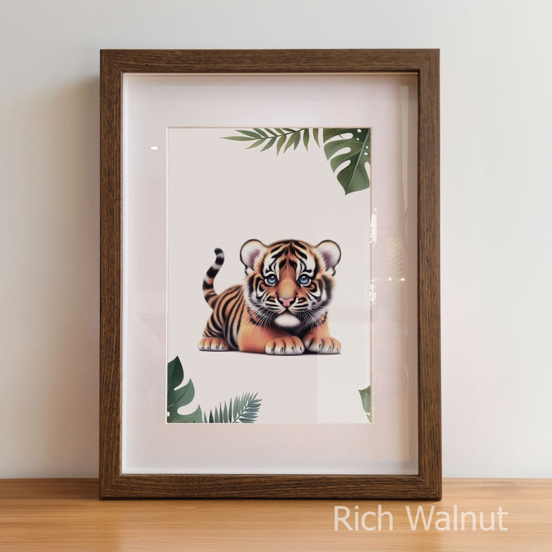 Big Cat Cub Trio | Personalised Nursery Art Set of 3