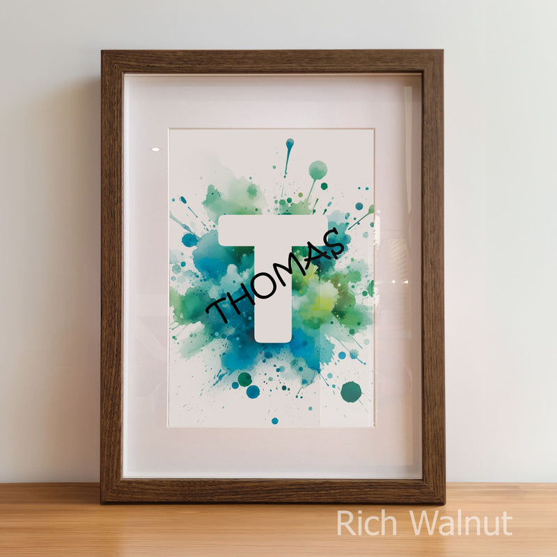 Green Dinosaur Trio | Personalised Nursery Art Set of 3