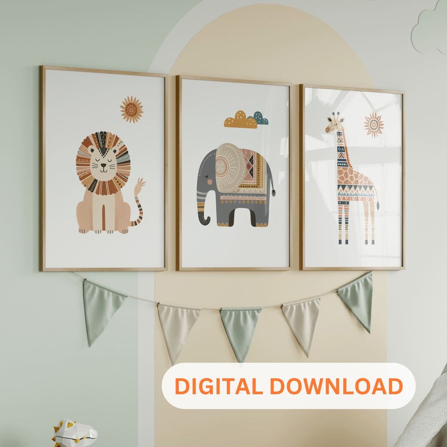 Boho Safari Digital Prints