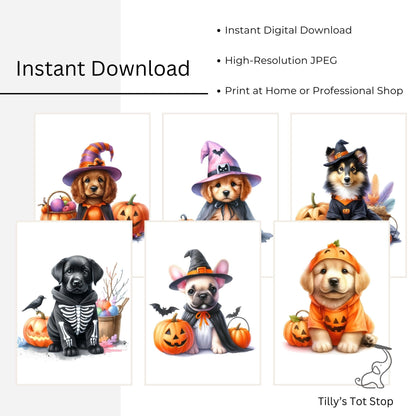 Printable Halloween Children's Decor - Paw-sitively Spooky