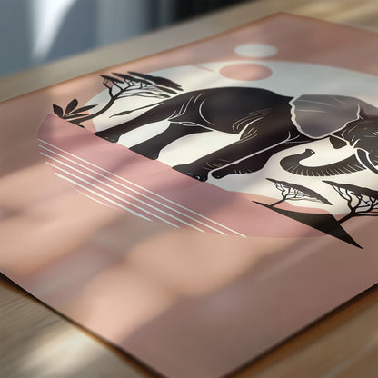 Boho Soft Safari Prints| Children's Wall Art