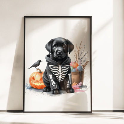 Halloween Puppy Childrens Wall Art Set