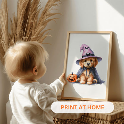Printable Halloween Children's Decor - Paw-sitively Spooky