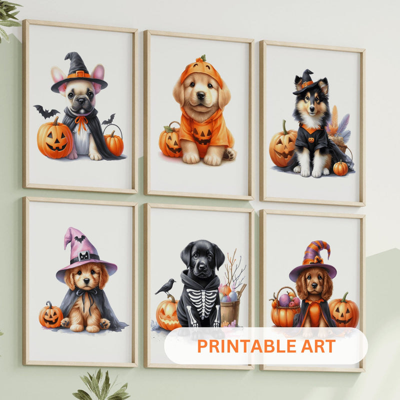 Printable Halloween Children's Decor - Paw-sitively Spooky