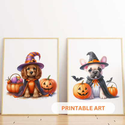 Printable Halloween Children's Decor - Paw-sitively Spooky