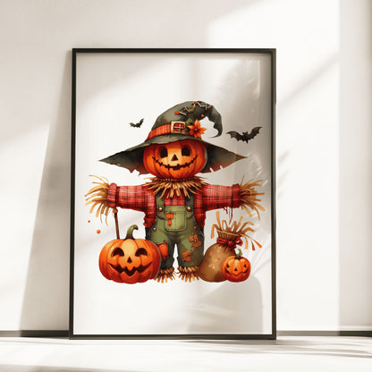 Halloween Childrens Prints Set ot 4