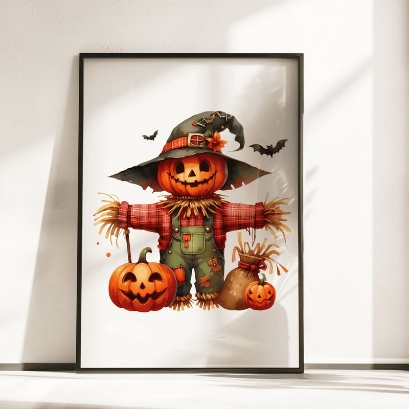 Halloween Childrens Prints Set ot 4