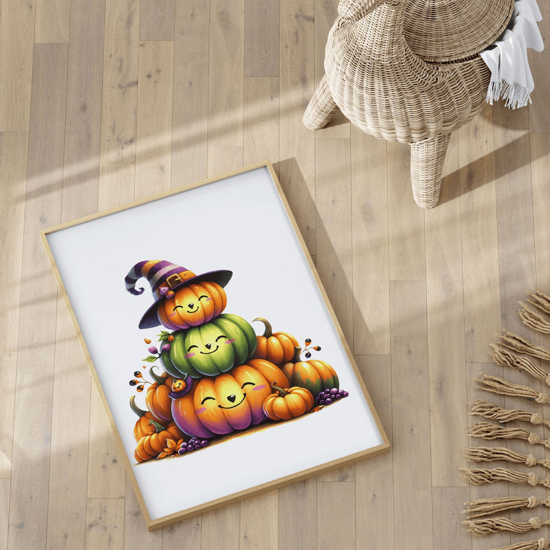 Halloween Childrens Prints Set ot 4