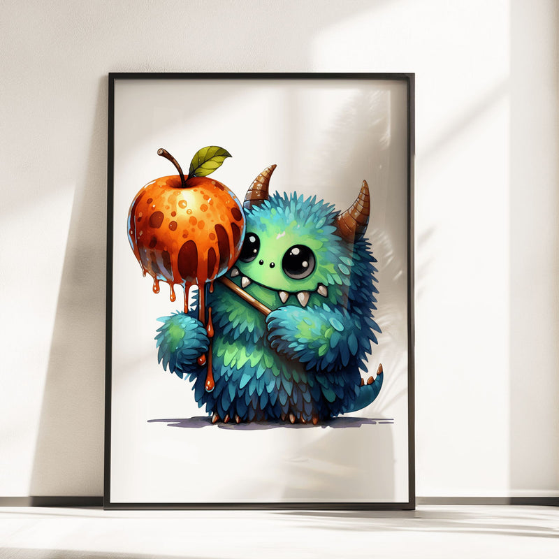 Playful Monsters Halloween Wall Art