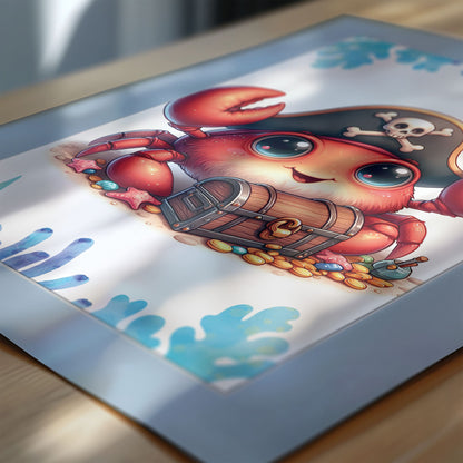 Pirate Adventure Set | Personalised Nursery Prints Set of 3