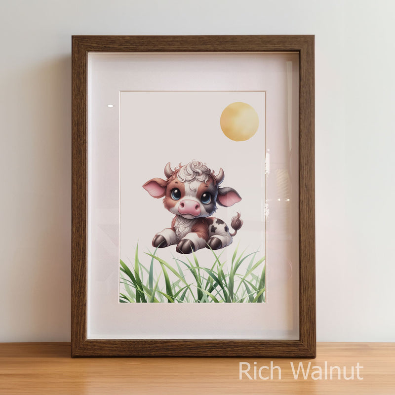 Baby Farm Animals | Set of 3 Personalised Children's Wall Art