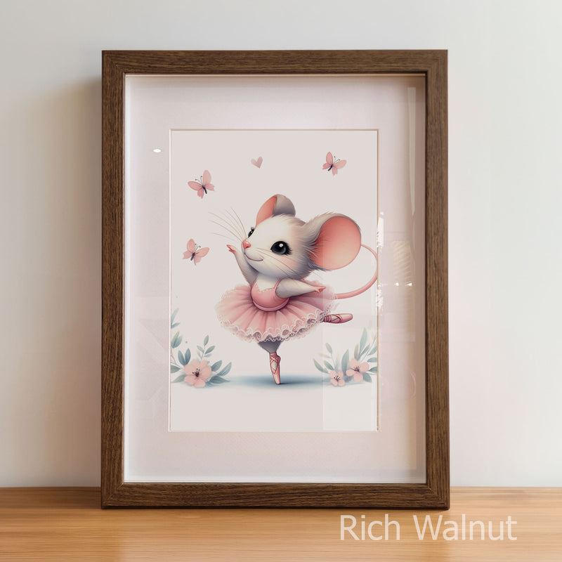 Pink Ballerina Set | Set of 3 Personalised Nursery Prints