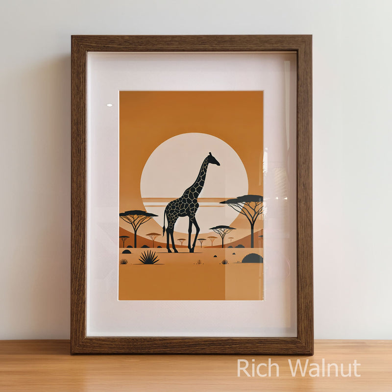 Boho Minimalist Summer Safari | Children's Wall Art Set of 3