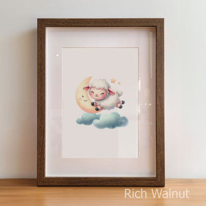 Counting Sheep Watercolour Set | Nursery Wall Art Set of 3