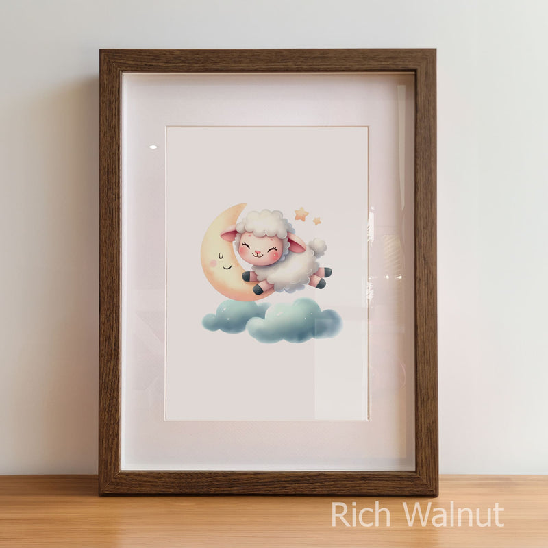 Counting Sheep Watercolour Set | Nursery Wall Art Set of 3