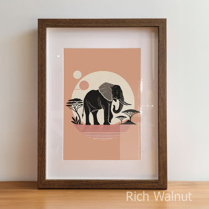 Boho Soft Safari Prints Set of 3 | Children's Wall Art