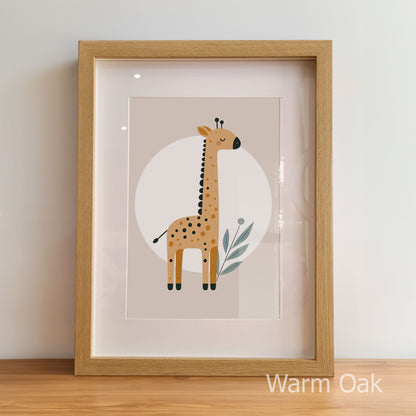 Minimalist Tan Safari Set | Children's Wall Art
